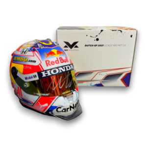 Signed 1:2 Mini Helmet Max Verstappen Zandvoort GP 2021
